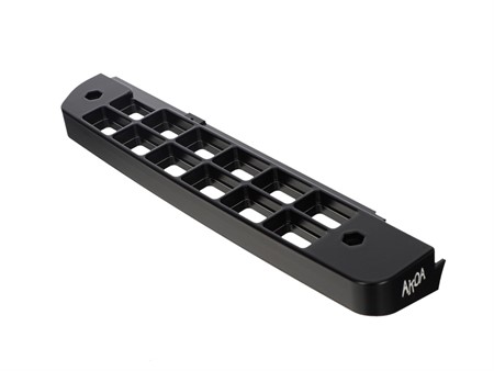 Gepäckträger links Akoa CNC, schwarz, Piaggio Si Gepäckträger links Akoa CNC, schwarz, Piaggio Si
