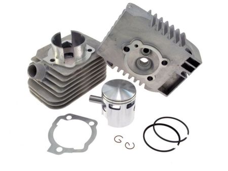 Kit Pinasco "silver edition" Ø 46mm alu avec culasse Piaggio SI, axe de piston 10mm