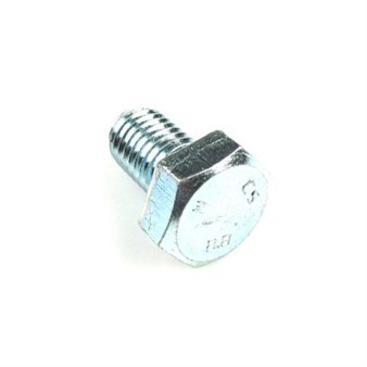 Sechskantschraube M12/1.75 x L 20mm (DIN 933) verzinkt-blau Sechskantschraube M12/1.75 x L 20mm (DIN 933) verzinkt-blau