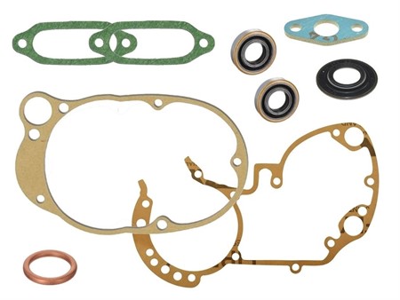 Pochette de joints moteur complète, avec spi, moteur SACHS 502 manuel ou Saxonett automatique Pochette de joints moteur complète, avec spi, moteur SACHS 502 manuel ou Saxonett automatique