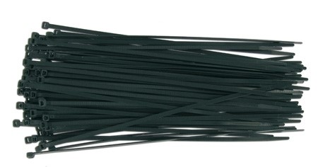 Colliers/Collson/Rilsan en plastique noir 3.5 x 200mm (100 pcs) Colliers/Collson/Rilsan en plastique noir 3.5 x 200mm (100 pcs)