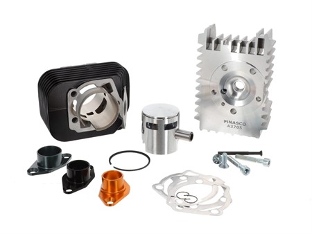 Zylinder-Kit Pinasco "EVOTEN Booster Big Bore FULL" 72cc, 46x43mm inkl. Zylinderkopf, axe 12mm