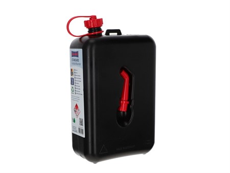 Bidon d’essence hünersdorff standard 2l noir carburant + accessoires rouges