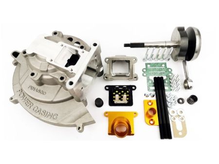 Carter moteur Pinasco "SLAVE" 62cc pour alésage/course 43x43 axe 12mm, vélomoteurs Piaggio Ciao / SI Carter moteur Pinasco "SLAVE" 62cc pour alésage/course 43x43 axe 12mm, vélomoteurs Piaggio Ciao / SI