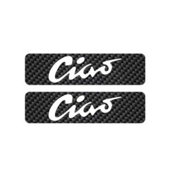 Schriftzug für Tank -CIAO Carbon look «weiss» Piaggio Ciao (C7, C9)