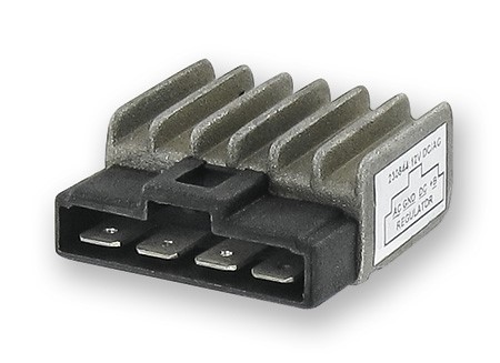 Régulateur de tension 12V 4 pôles, vélomoteurs Tomos (avec ou sans batterie) Régulateur de tension 12V 4 pôles, vélomoteurs Tomos (avec ou sans batterie)