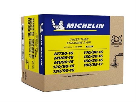 Schlauch Michelin 16MI 120/90-16 bis 160/80-16 oder 180/55-17 Ventil 90°