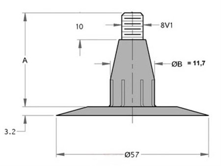 Schlauch Michelin 10CG - 120/90-10 bis 130/90-10