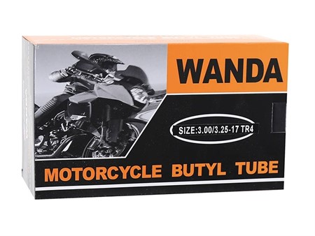 Schlauch Wanda 3.00x17 oder 3.25x17 100/80-17 110/80-17 110/70-17 TR4 Schlauch Wanda 3.00x17 oder 3.25x17 100/80-17 110/80-17 110/70-17 TR4