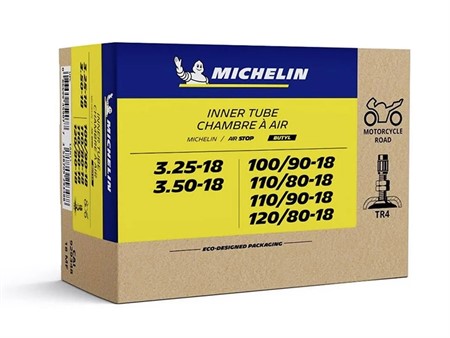 Schlauch Michelin 18MF 3.25x18 oder 3.50x18 100/90-18 110/80-18 110/90-18 oder 120/80-18 TR4 Schlauch Michelin 18MF 3.25x18 oder 3.50x18 100/90-18 110/80-18 110/90-18 oder 120/80-18 TR4