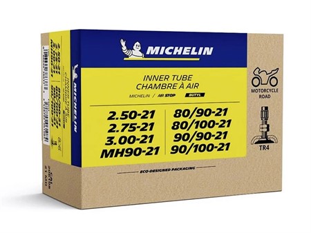 Schlauch Michelin 21MD 2.50x21 oder 2.75x21 oder 3.00x21 80/90-21 bis 90/100-21 TR4 Schlauch Michelin 21MD 2.50x21 oder 2.75x21 oder 3.00x21 80/90-21 bis 90/100-21 TR4