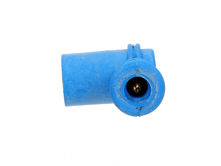 Capuchon de bougie bleu en silicone