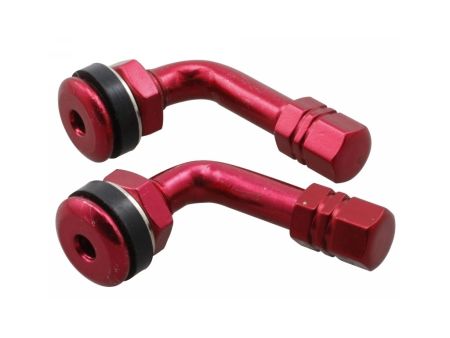Bouchons de valve alu rouge anodisés Bouchons de valve alu rouge anodisés