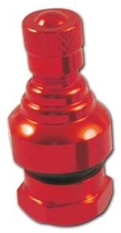 Paire de valves Tubless rouges, fraisée CNC (2 pcs)