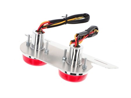 Support de plaque arrière Custom Dragster 21/5W homologué CE, universel