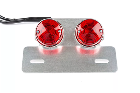 Support de plaque arrière Custom Dragster 21/5W homologué CE, universel