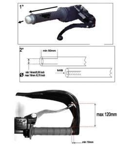 Handschützer Acerbis LED/weiss (Paar)