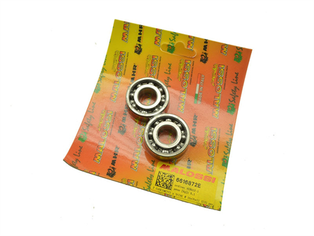 Lagersatz Kurbelwelle Piaggio Ciao/Boxer/Bravo, Malossi 6202 C3 mit Stahlkäfig,15x35x11mm