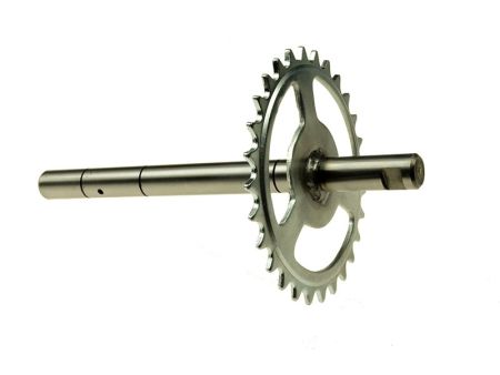 Axe de pédalier 220mm 28 dents, vélomoteurs motobecane / MBK 40/50/51 Axe de pédalier 220mm 28 dents, vélomoteurs motobecane / MBK 40/50/51