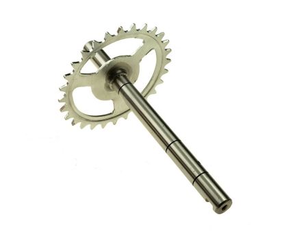 Axe de pédalier 220mm 28 dents, vélomoteurs motobecane / MBK 40/50/51