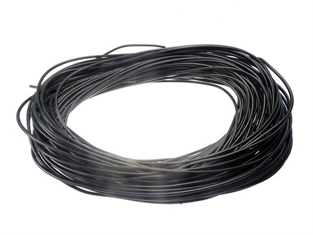 Cable electrique, rouleau de 5m, noir
