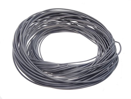 Cable electrique rouge, rouleau de 5m, GRIS