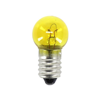 Ampoule jaune 12V/6W E10, Solex