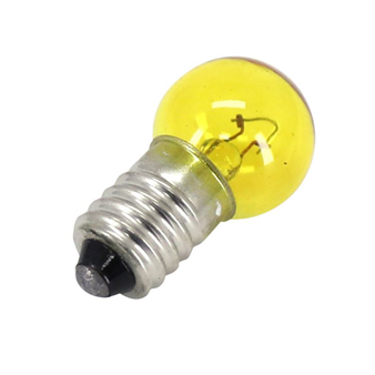 Ampoule jaune 12V/6W E10, Solex