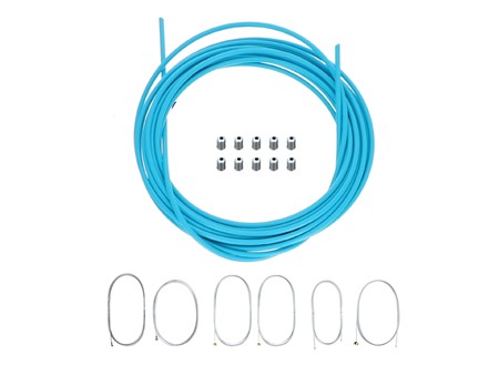 Set de cables et gaines blue cyclos/boguets Set de cables et gaines blue cyclos/boguets