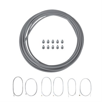 Set de cables et gaines grises cyclos/boguets