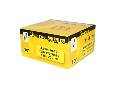 Schlauch Deli Tire 4.00/4.50-10 120/90-10 bis 130/90-10 - Ventil 90° Schlauch Deli Tire 4.00/4.50-10 120/90-10 bis 130/90-10 - Ventil 90°