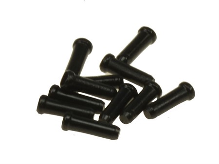 Embout de cable alu noir, 2mm (50 pcs.) Embout de cable alu noir, 2mm (50 pcs.)