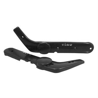 Paire de carrosserie/protections latérales Replica, Ciao mono, noires, sans repose-pieds Paire de carrosserie/protections latérales Replica, Ciao mono, noires, sans repose-pieds
