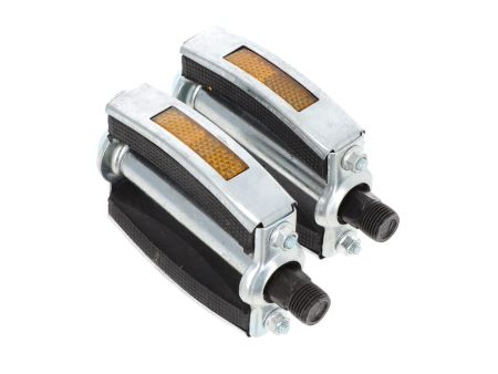 Pedal-Set Union «chrom» Solex / Universal (Paar) Gewinde M14x1.25