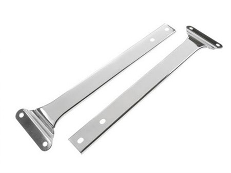 Support de garde boue avant (2pcs), chrome, Puch X30 Velux Support de garde boue avant (2pcs), chrome, Puch X30 Velux