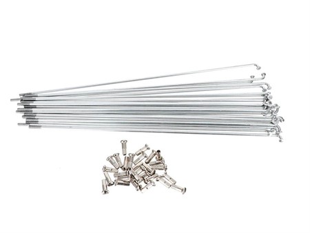 Kit rayons de roue complet, 2.3x230mm (28pcs), vélomoteur Solex