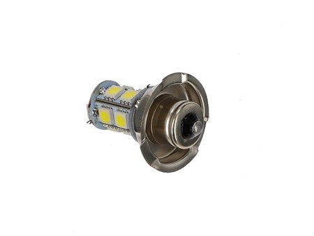 Birne LED P26S, weiss 6V 15/15W, (P26s) mit Kragen