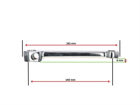 Tretkurbeln 1A Qualität «160 mm» chrom, universal