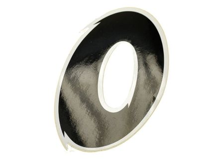 Startnummer Sticker / Aufkleber 9cm schwarz - Nr. 0 Startnummer Sticker / Aufkleber 9cm schwarz - Nr. 0