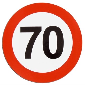Aufkleber, 70km/h Aufkleber, 70km/h