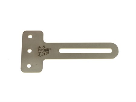 Support / Patte / Fixation de catadioptre/reflecteur en INOX 120x57x2mm Support / Patte / Fixation de catadioptre/reflecteur en INOX 120x57x2mm