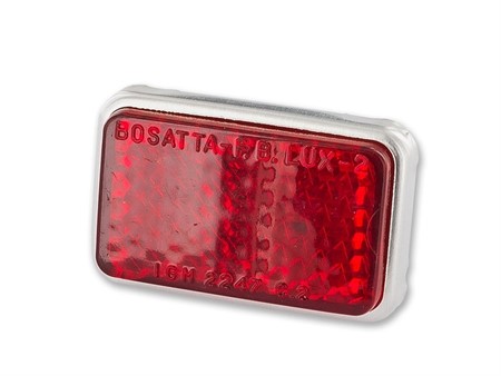 Catadioptre rectangulaire, homologué CE, rouge à visser Catadioptre rectangulaire, homologué CE, rouge à visser