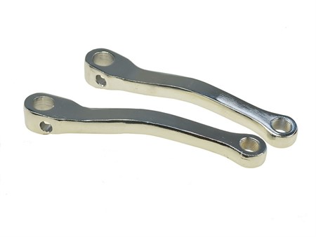 Paire manivelles de pédalier 166mm (gauche + droite) bonne qualité chrome, vélomoteurs Tomos type origine Paire manivelles de pédalier 166mm (gauche + droite) bonne qualité chrome, vélomoteurs Tomos type origine
