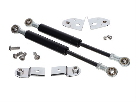 Amortisseur additionels inox, seulement détente hydraulique, vélomoteurs Piaggio Ciao Amortisseur additionels inox, seulement détente hydraulique, vélomoteurs Piaggio Ciao