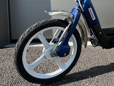 Stossdämpfer vorne, Gasdruck, Edelstahl schwarz/ schwarz, Piaggio Ciao (Zusatzstossdämpfer) Version 2.0