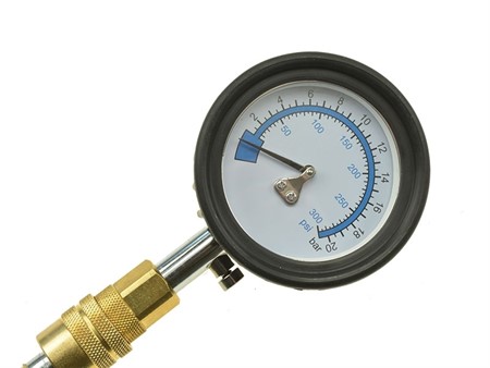 Kompressionsprüfer Zylinder, M14x1,25 mm, 0-21 Bar