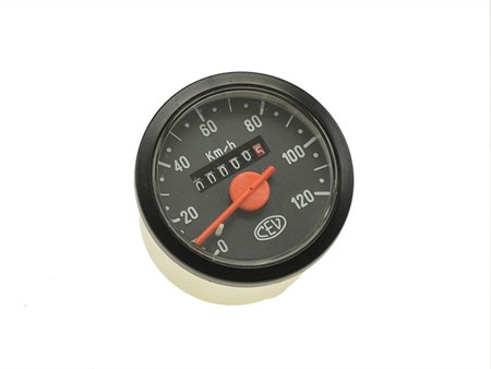 Tacho CEV 120 km/h - Ø 60mm universal, NOS