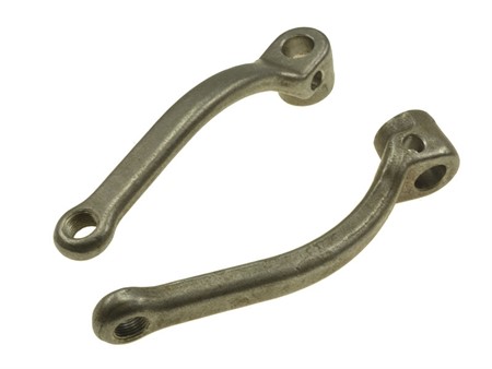 Tretkurbel-Set, Pedalarm links & rechts, Puch original roh unlackiert