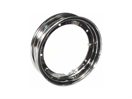 Jante/cerceau Vespa 2.15 - 10, pour Pneu 3.00-3.5 - 10, chromée Jante/cerceau Vespa 2.15 - 10, pour Pneu 3.00-3.5 - 10, chromée