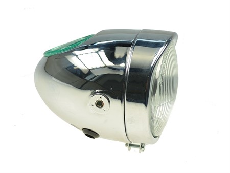 Eierlampe Chrom «Befestigung seitlich» Eierlampe Chrom «Befestigung seitlich»